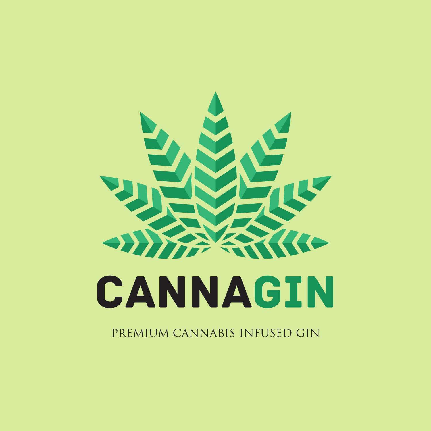 Logo Design for Cannabis Gin Distillery