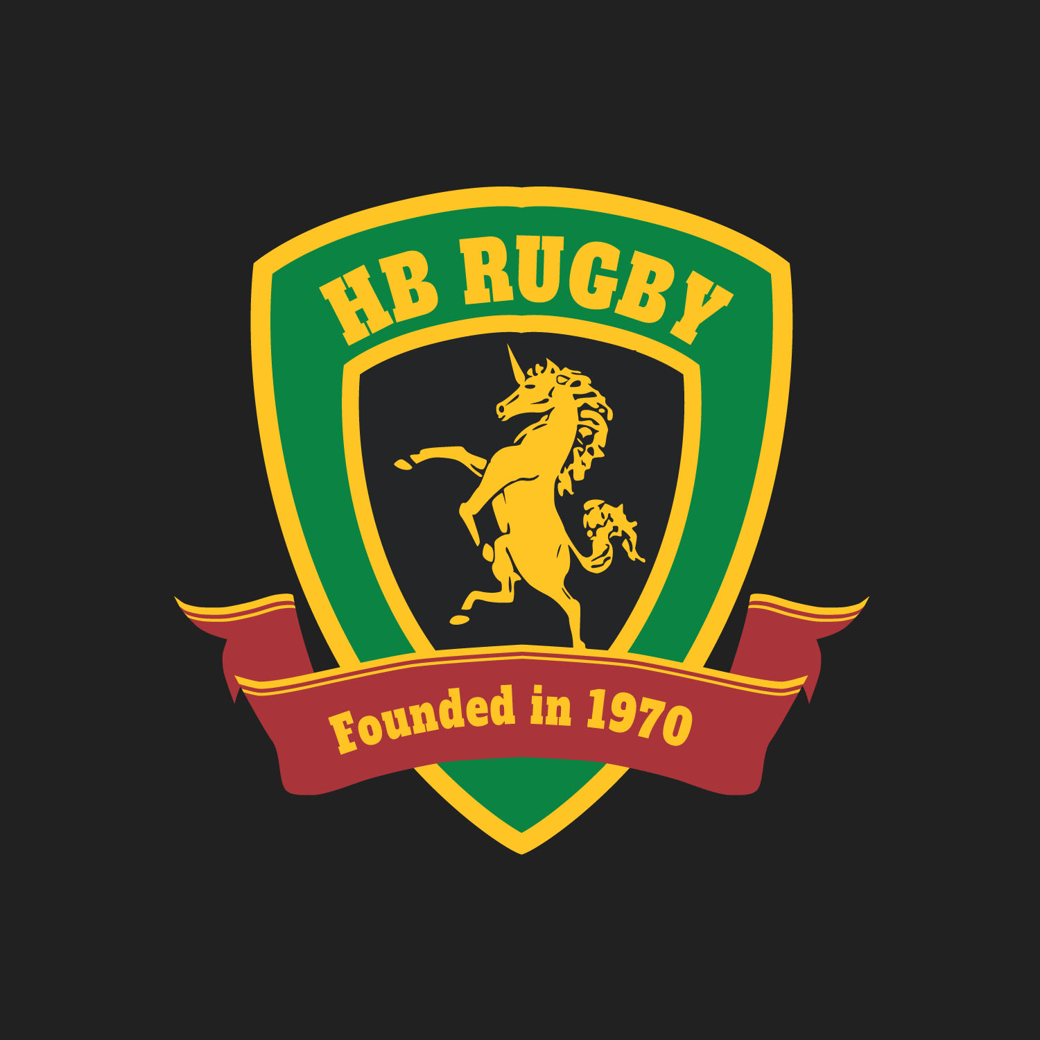 Logo Design for HB Rugby Sport Club