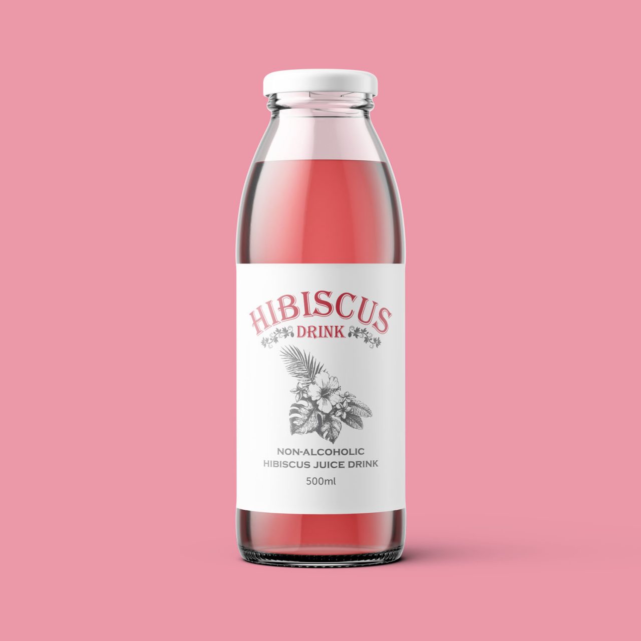 Label Design For Hibiscus Juice