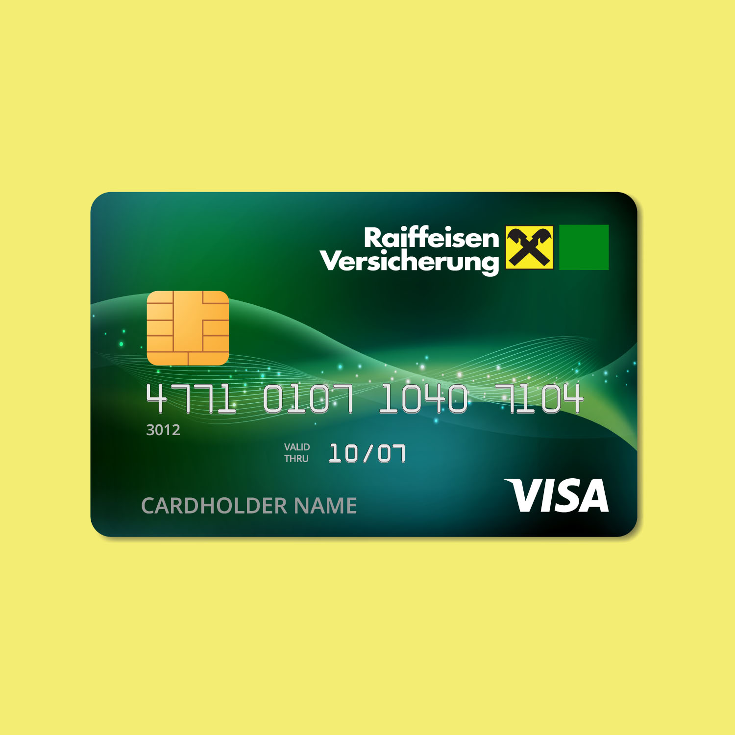 Card Design for Raiffeisen Visa, Germany