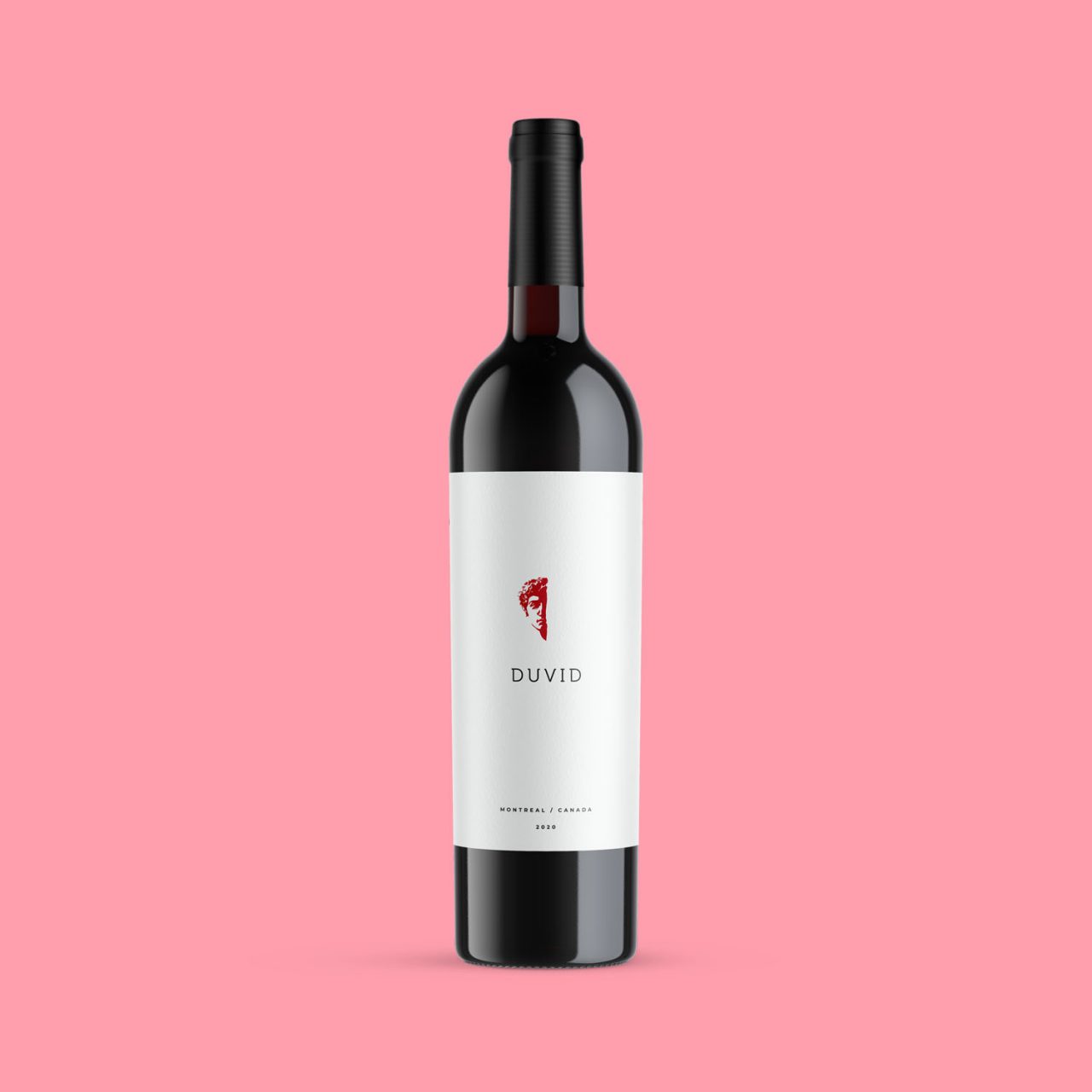 Label design for canadian red wine