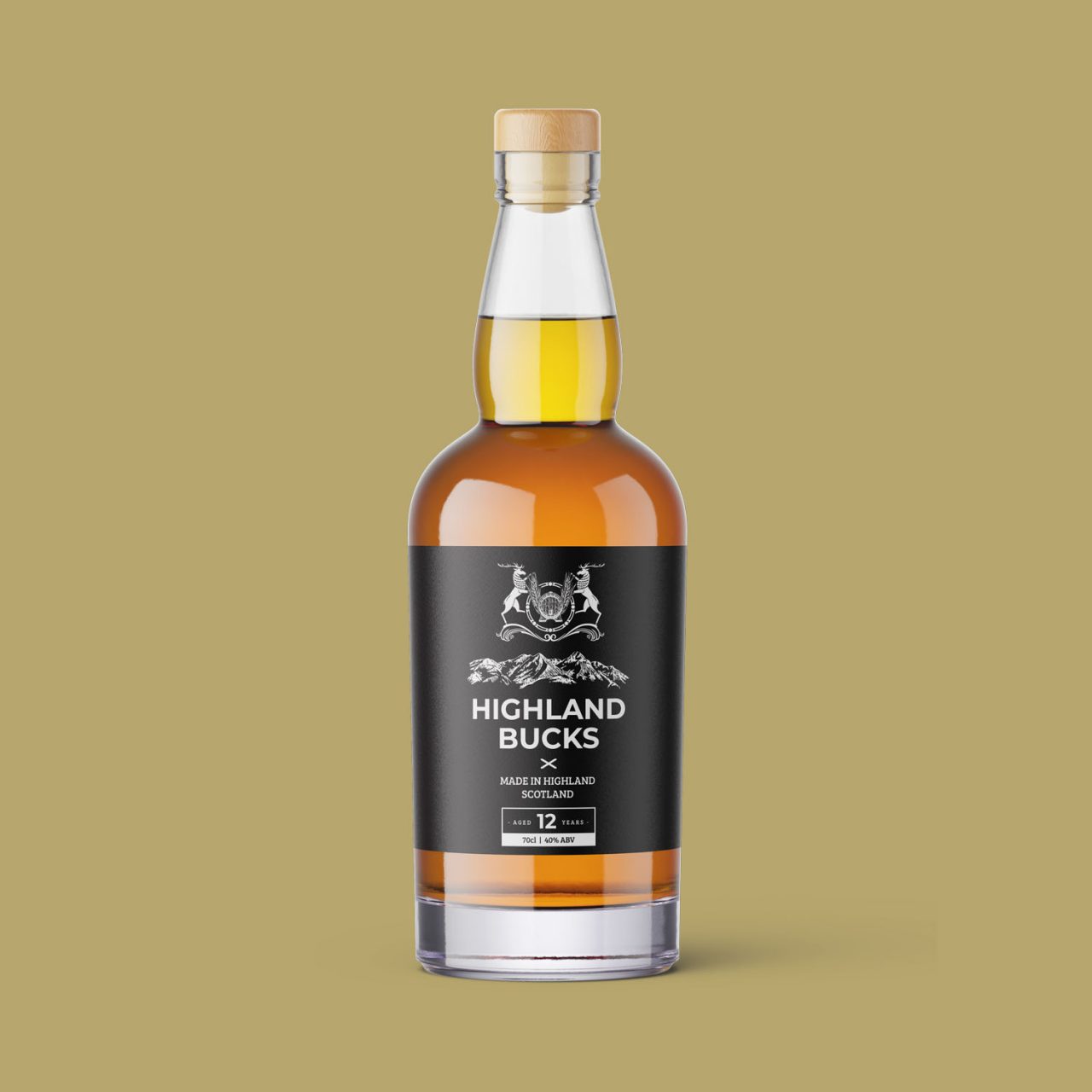 Label Design for Scotland Whiskey