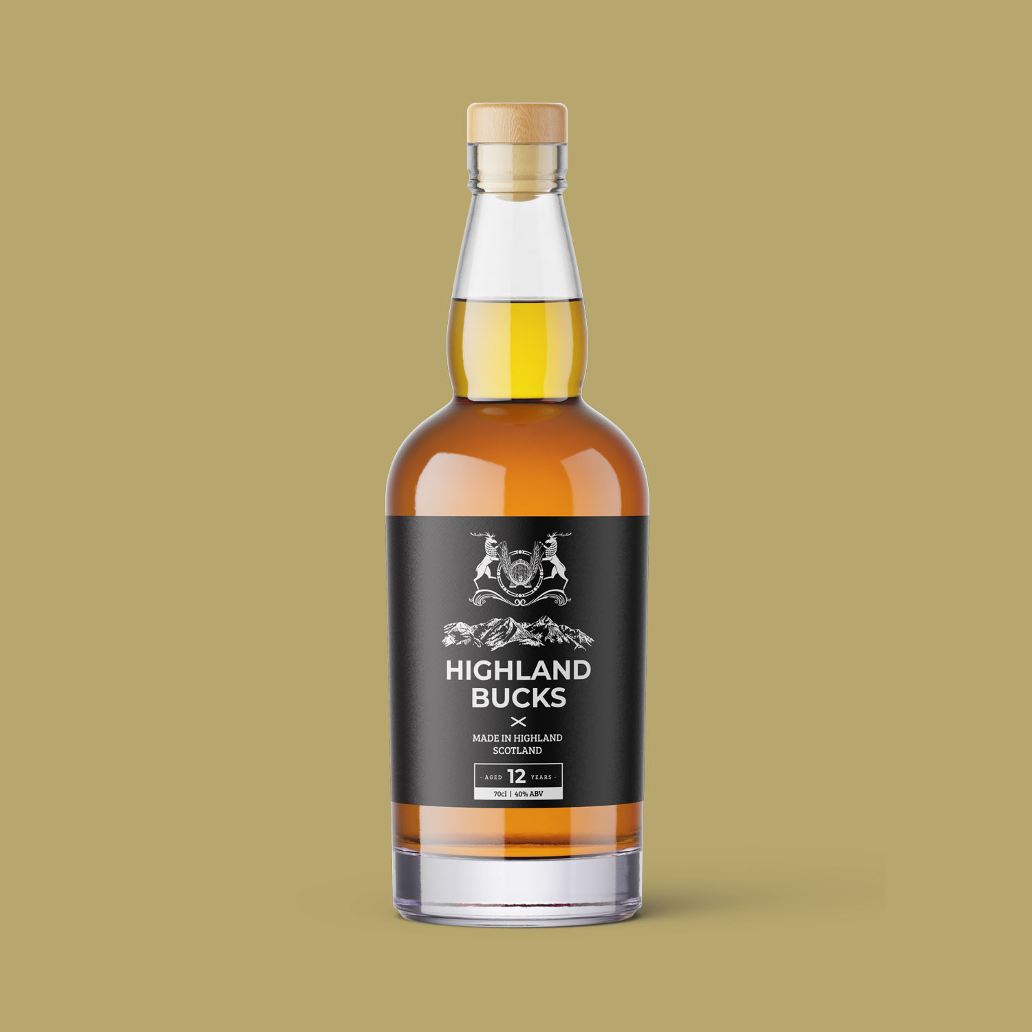 Label Design for Scotland Whiskey